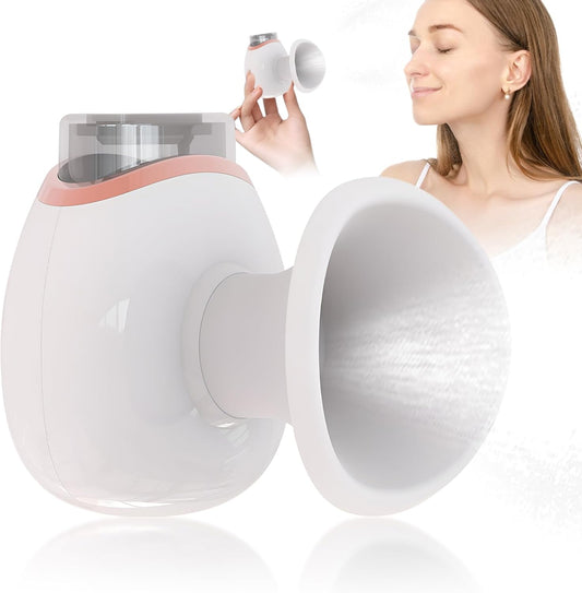 Heated Nano Eye Mist Steam Sprayer - Portable and Rechargeable, Facial Steamer for Dry Eye Relief