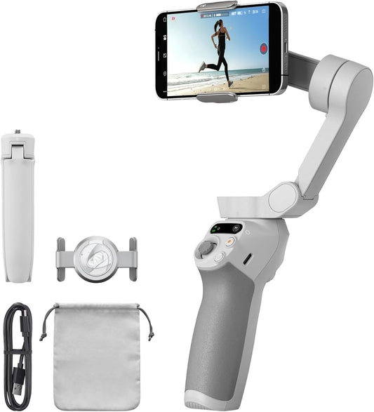 Phone Gimbal for iPhone, Android, Built-in Tripod, Selfie Stick, Gimbal Stabilizer for iphone, Andriod
