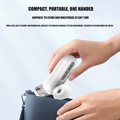 Eye Steamer for Dry Eye Upgraded Eye-Relief Steam-Therapy Heated Nano-Eye-Mist Steam Sprayer for Dry Eye-Face Rechargeable Eye-Mist Steamer for Moisturizing & Cleaning